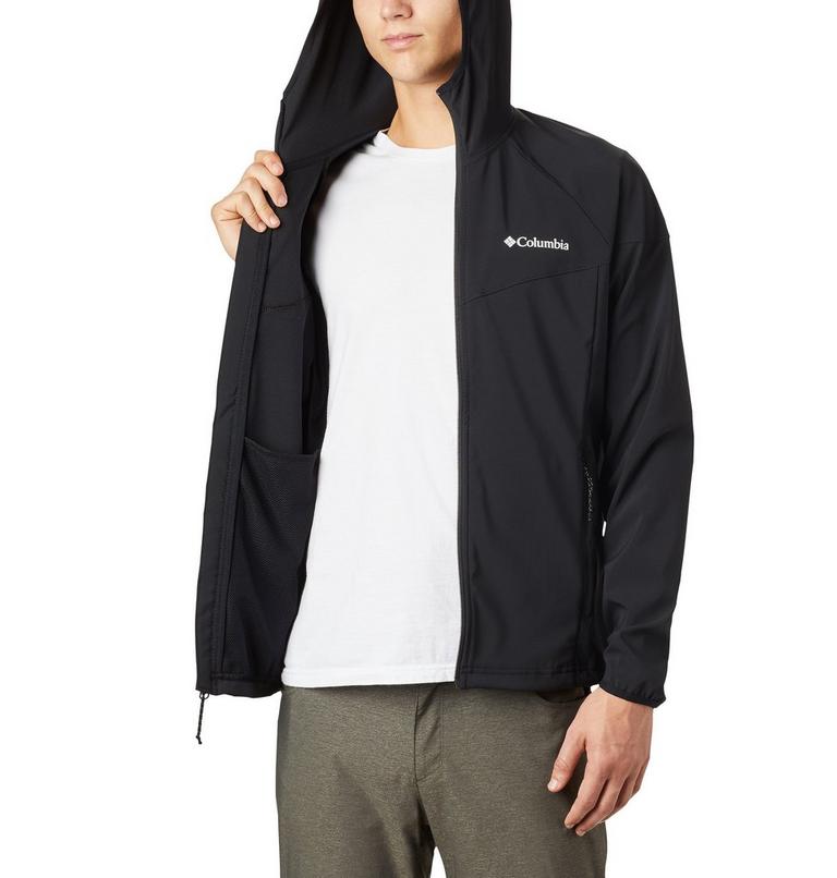 Men's Heather Canyon Softshell Jacket, Color: Black, image 4