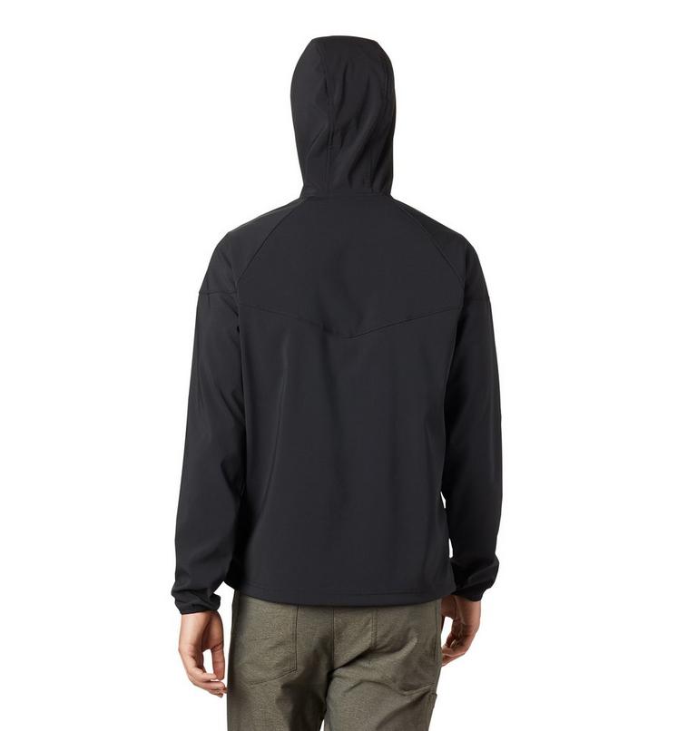 Men's Heather Canyon Softshell Jacket, Color: Black, image 2