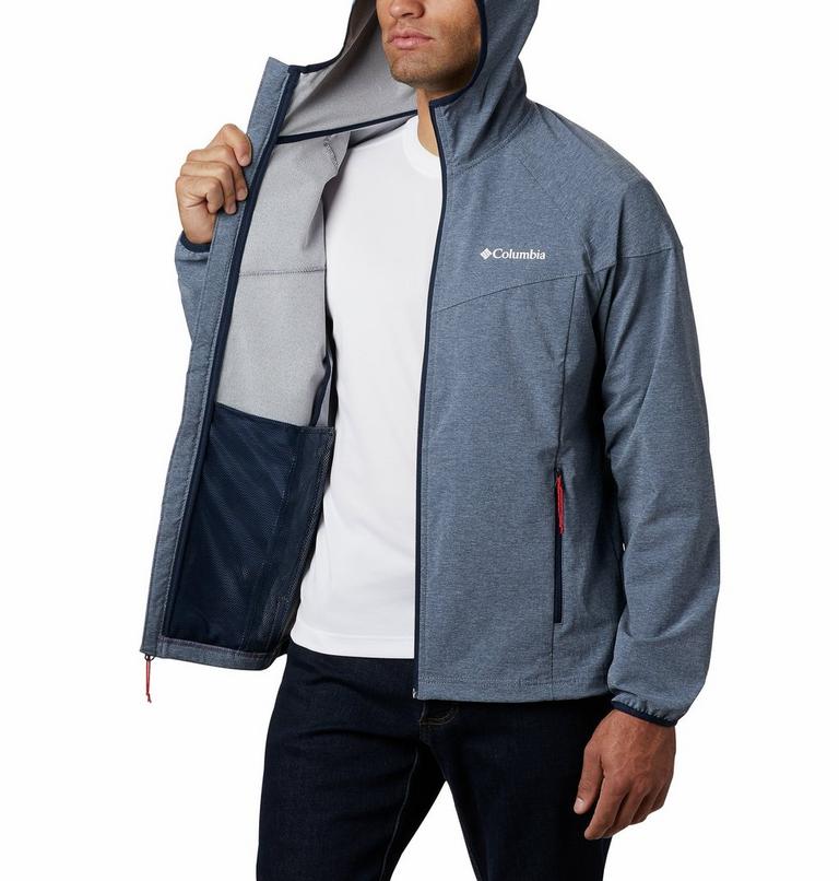 Heather Canyon Jacket | 464 | XXL, Color: Collegiate Navy Heather, image 5