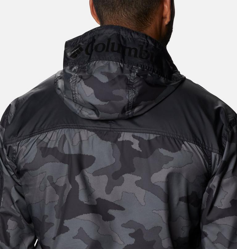 Men's Challenger Windbreaker, Color: Black Trad Camo, Black, image 5