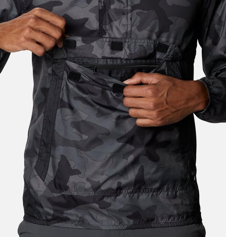 Men's Challenger Windbreaker, Color: Black Trad Camo, Black, image 6