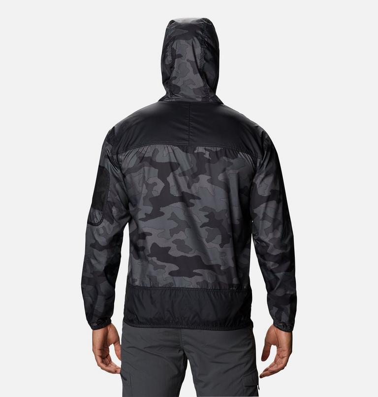 Men's Challenger Windbreaker, Color: Black Trad Camo, Black, image 2