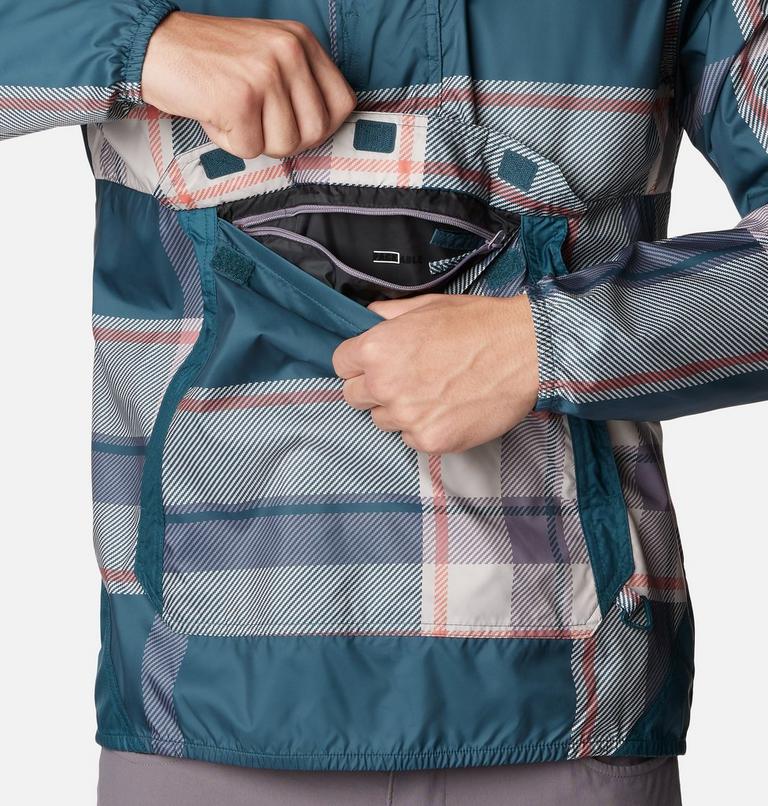 Men's Challenger Windbreaker, Color: Night Wave Super Mega Plaid, Night Wave, image 6