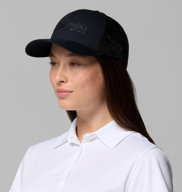 PFG Mesh Snap Back Ball Cap | 016 | O/S, Color: Black, Hook, image 5