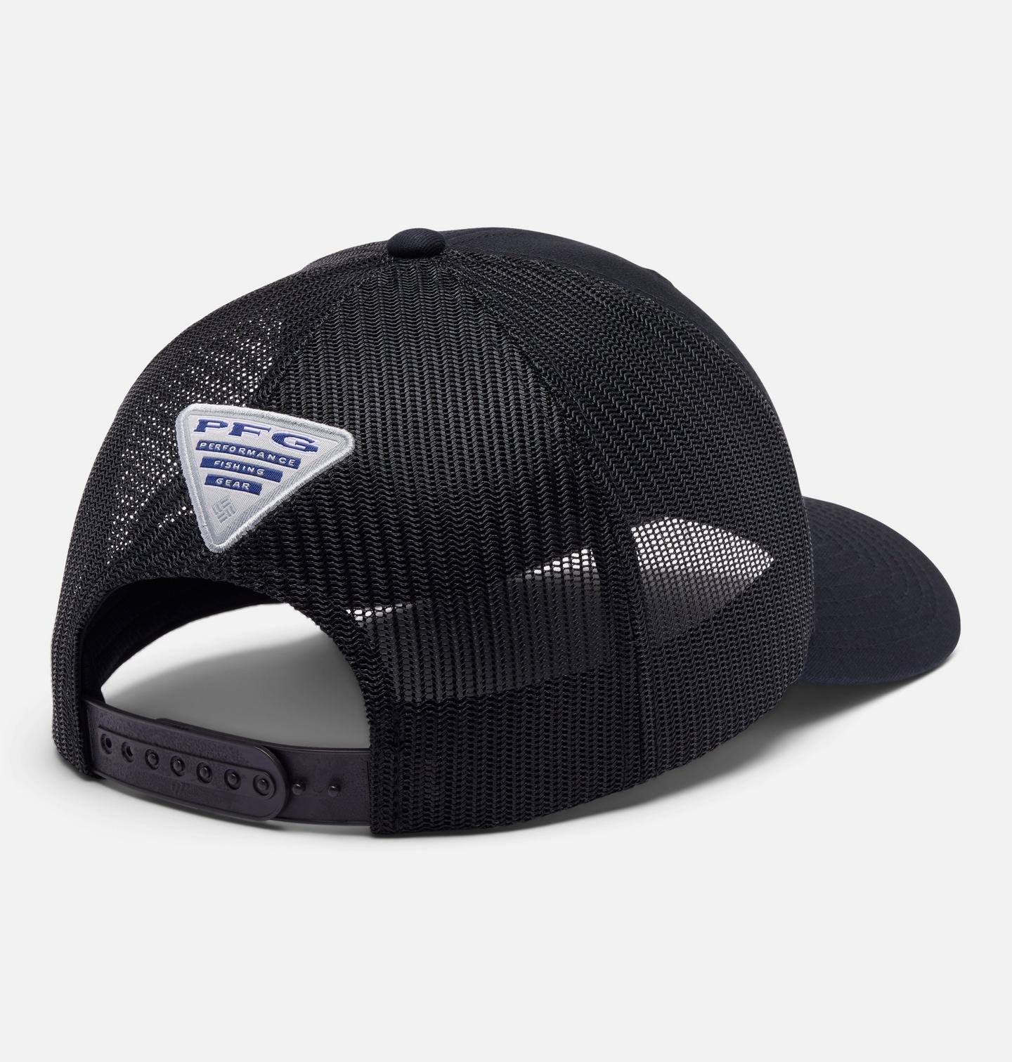 Кепка Columbia PFG Logo Mesh Snapback, цвет: Чёрный / Hook — фото 2