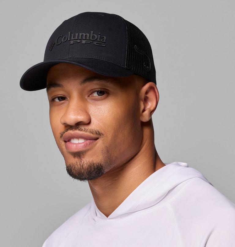 PFG Mesh Snap Back Ball Cap | 016 | O/S, Color: Black, Hook, image 3