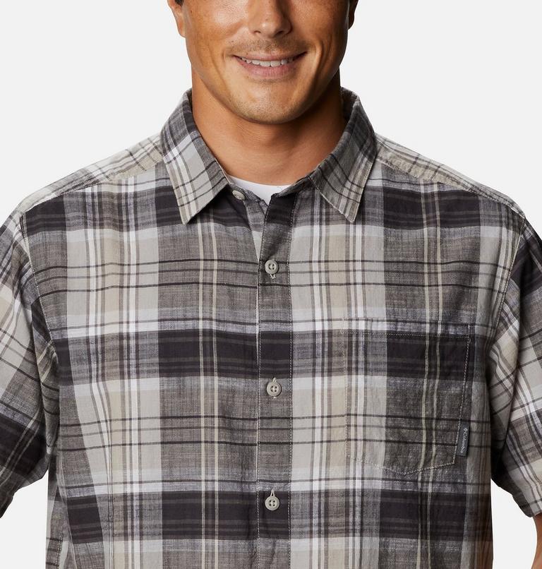 Under Exposure YD Short Sleeve Shirt | 025 | L, Color: City Grey Madras, image 4