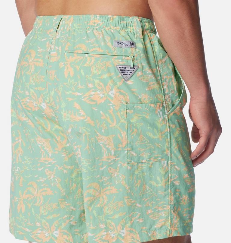 Men's Super Backcast Water Short, Color: New Mint Kona Kraze, image 5