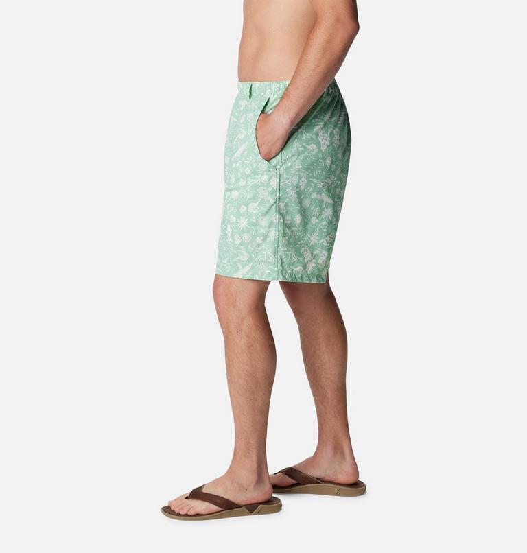 Men's Super Backcast Water Short, Color: New Mint Kahawai, image 3