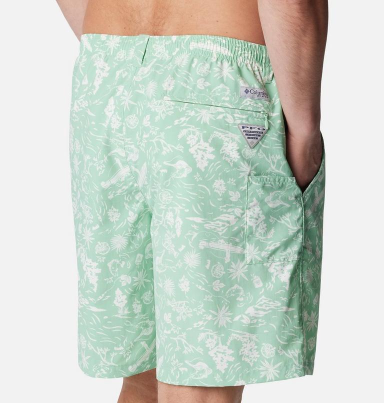 Men's Super Backcast Water Short, Color: New Mint Kahawai, image 5