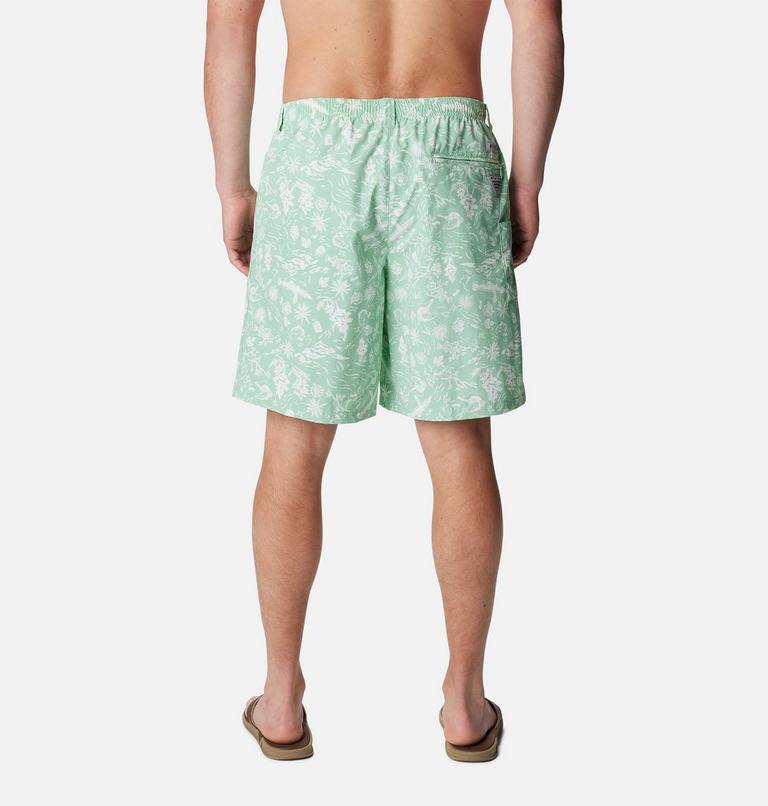 Men's Super Backcast Water Short, Color: New Mint Kahawai, image 2