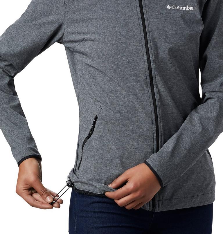 Heather Canyon Softshell Jacket, Color: Black Heather, image 4