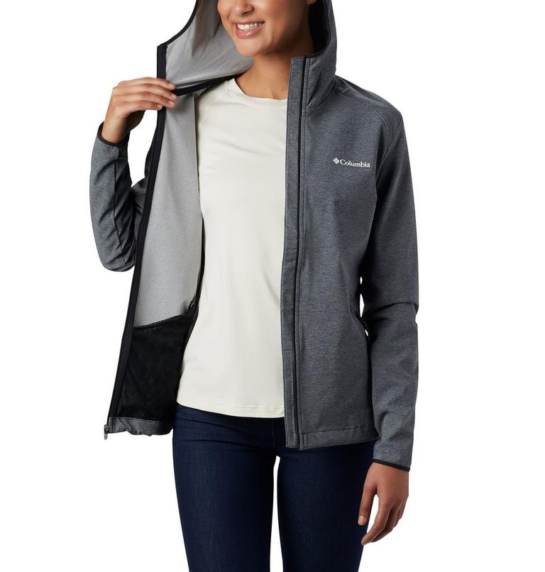 Heather Canyon Softshell Jacket, Color: Black Heather, image 5