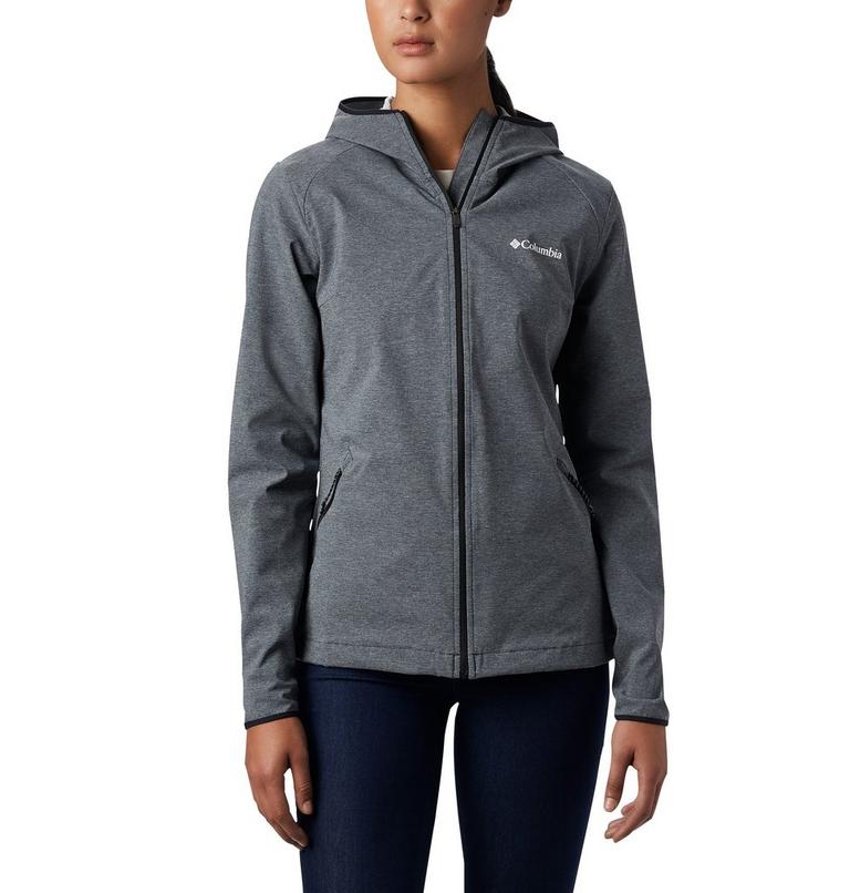 Heather Canyon Softshell Jacket, Color: Black Heather, image 1