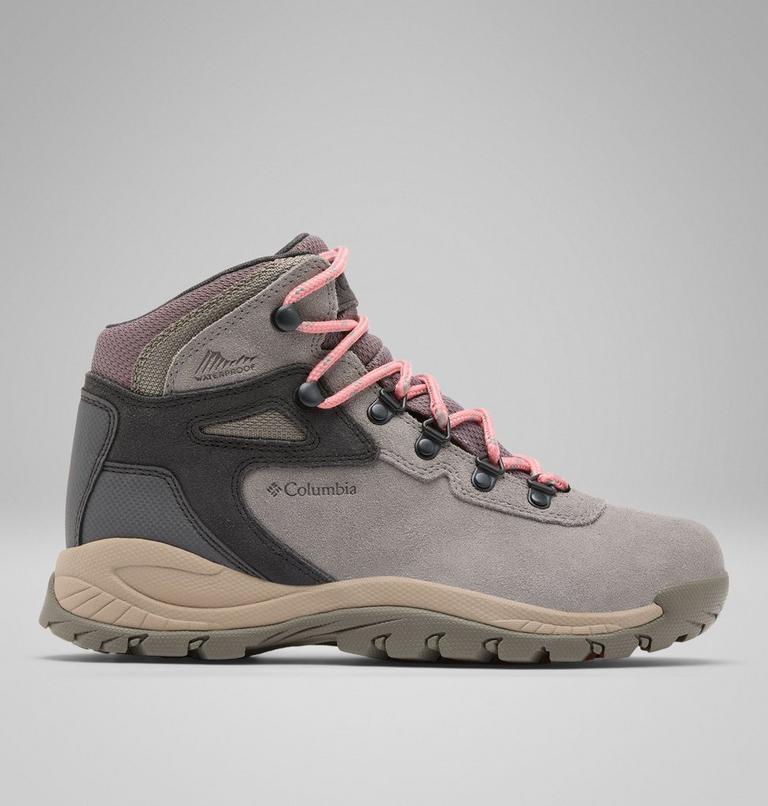 Women's Newton Ridge Plus Waterproof Amped Hiking Boot, Color: Stratus, Canyon Rose, image 1