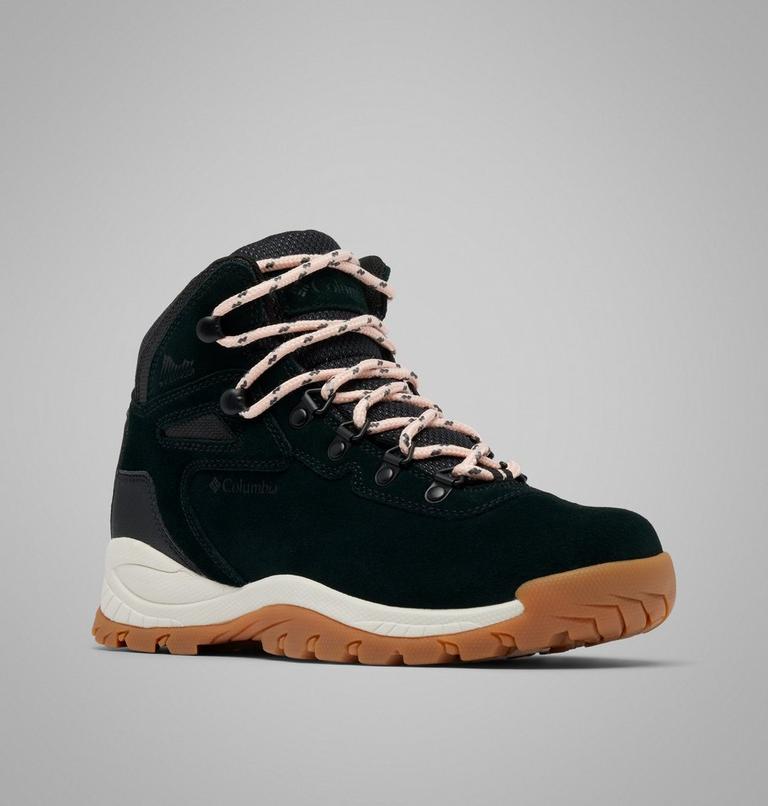 Bota de senderismo impermeable Newton Ridge Plus Amped para mujer, Color: Black, Blush Rose, image 3