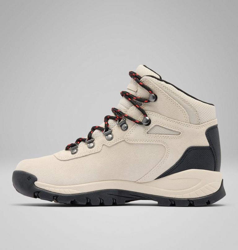 Bota de senderismo impermeable Newton Ridge Plus Amped para mujer, Color: Cloud Grey, Poppy Red, image 6