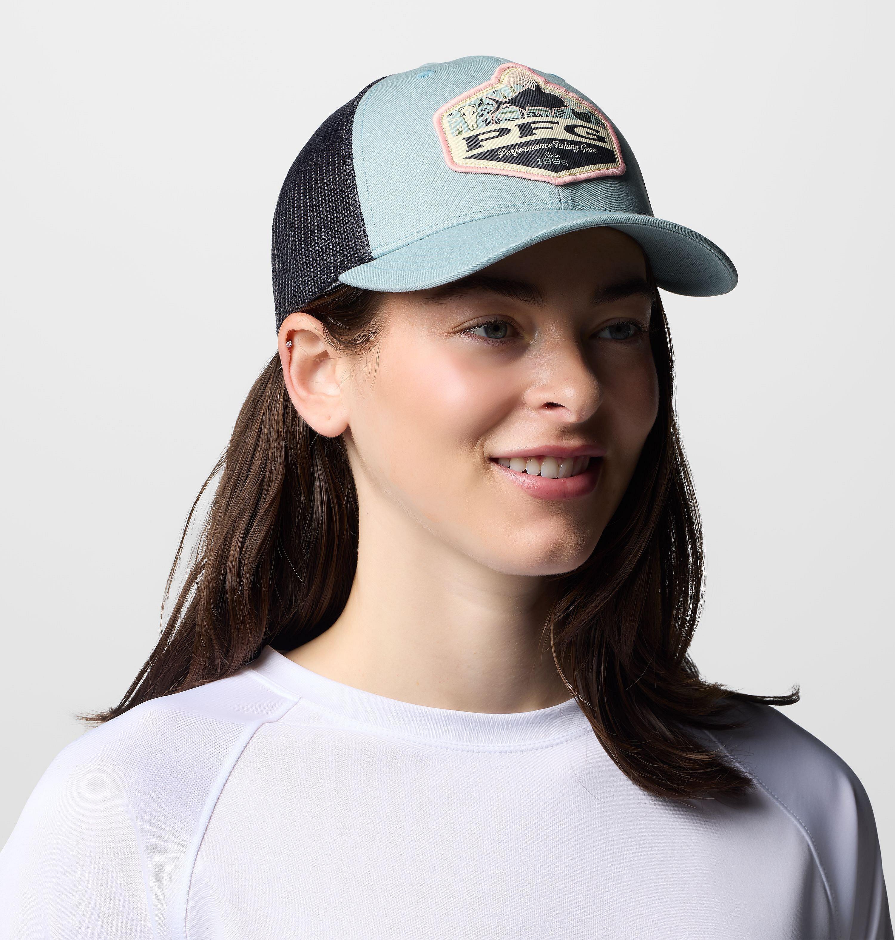 Women's PFG Mesh Snap Back Ball Cap 2