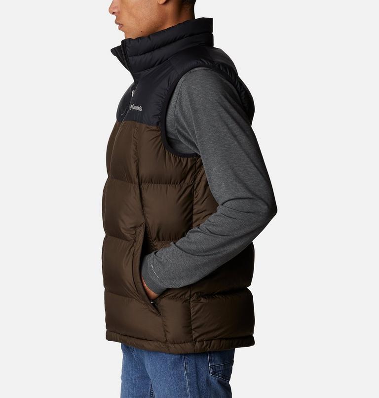 Men’s Pike Lake Puffer Vest, Color: Cordovan, Black, image 3