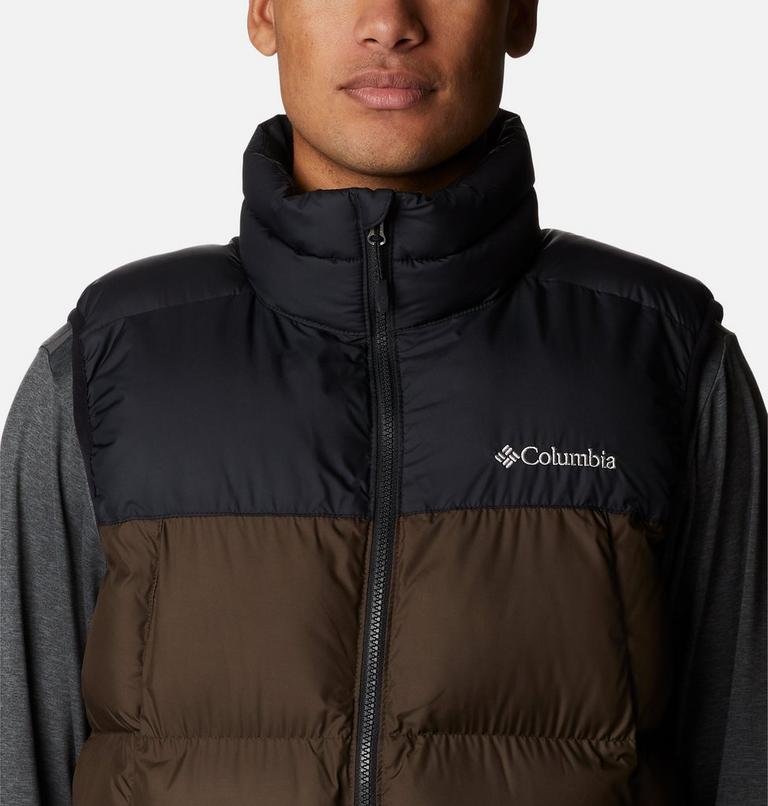 Men’s Pike Lake Puffer Vest, Color: Cordovan, Black, image 4