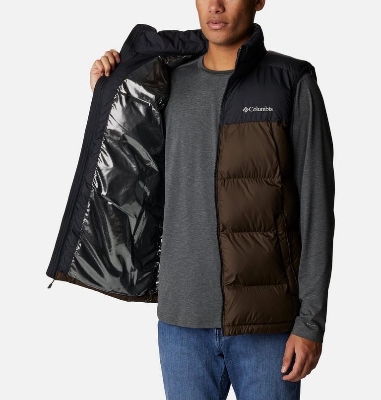 Men’s Pike Lake Puffer Vest, Color: Cordovan, Black, image 5