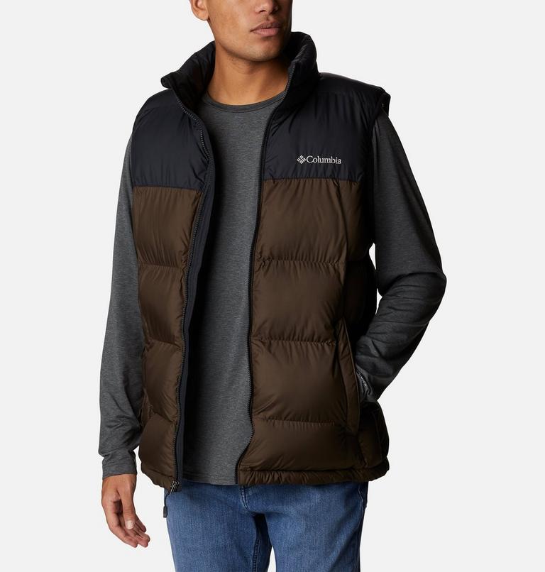 Men’s Pike Lake Puffer Vest, Color: Cordovan, Black, image 9