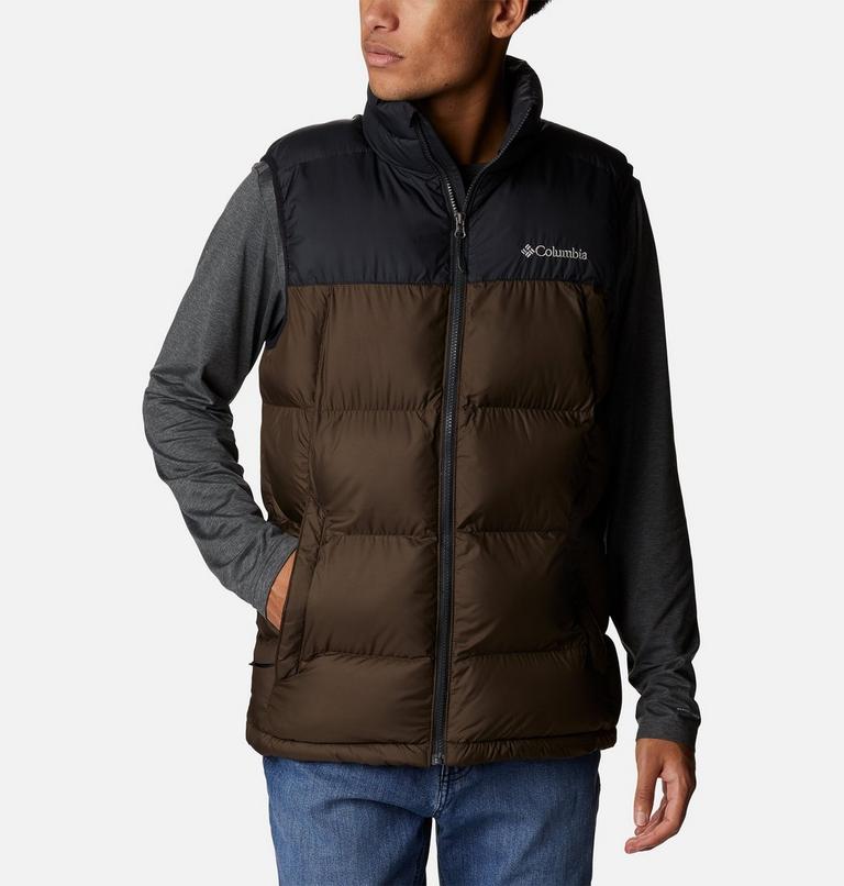 Men’s Pike Lake Puffer Vest, Color: Cordovan, Black, image 1