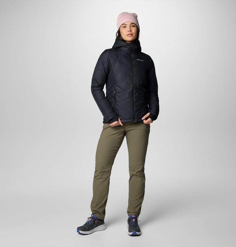 Women's Heavenly Hooded Insulated Jacket, Color: Black, image 3
