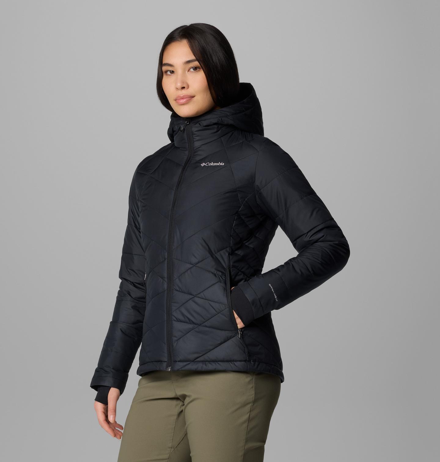 Женская куртка Columbia Heavenly Hooded, цвет: Чёрный — фото 3