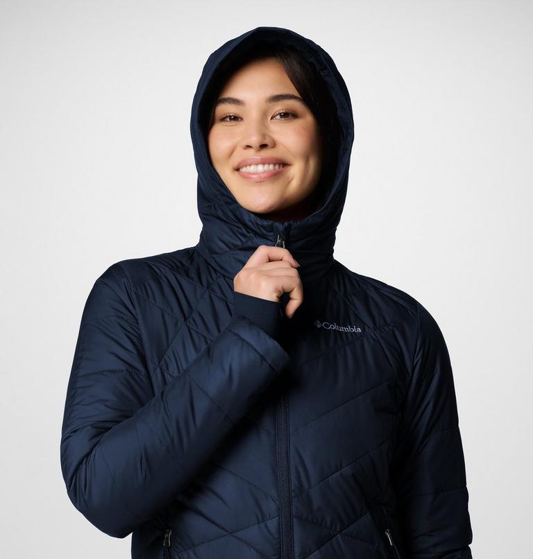Chaqueta con capucha y aislamiento Heavenly para mujer, Color: Collegiate Navy, image 5