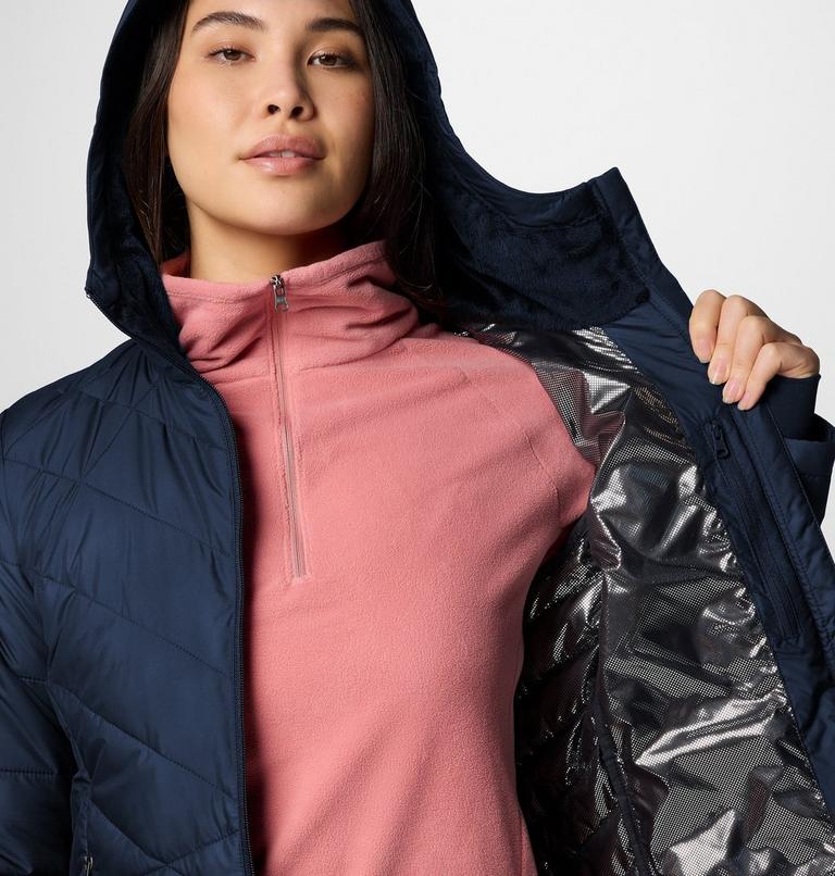 Chaqueta con capucha y aislamiento Heavenly para mujer, Color: Collegiate Navy, image 6
