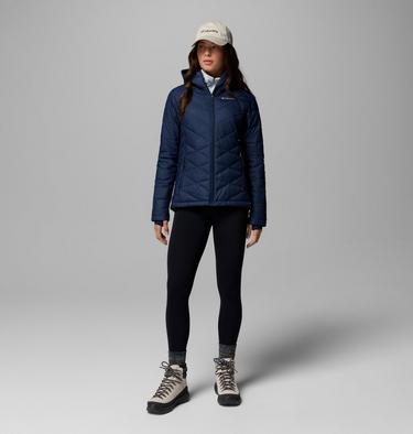 Women's Heavenly Hooded Insulated Jacket, Color: Collegiate Navy, image 14