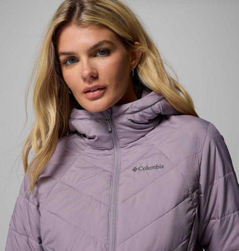 Women's Heavenly Hooded Insulated Jacket, Color: Shale Purple, image 5