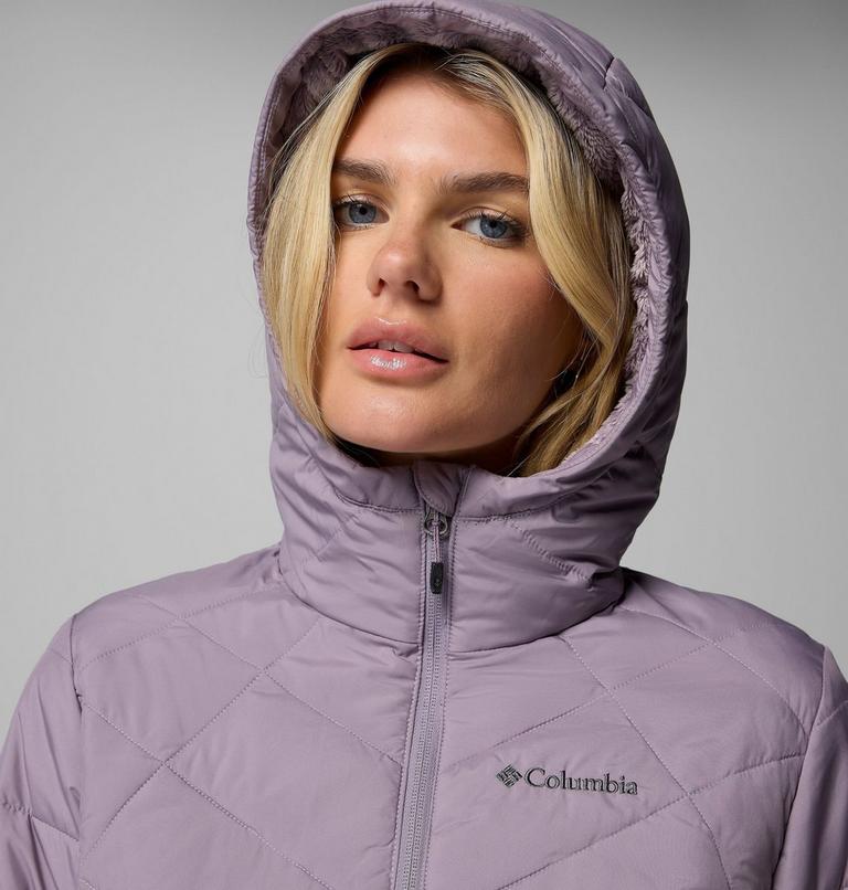 Women's Heavenly Hooded Insulated Jacket, Color: Shale Purple, image 7