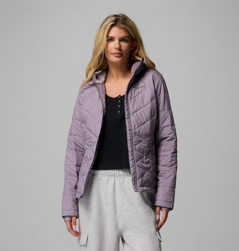 Women's Heavenly Hooded Insulated Jacket, Color: Shale Purple, image 10