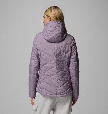 Women's Heavenly Hooded Insulated Jacket, Color: Shale Purple, image 3