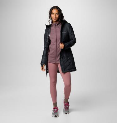 Heavenly lange isolierte Kapuzen-Jacke für Frauen, Color: Black, image 7