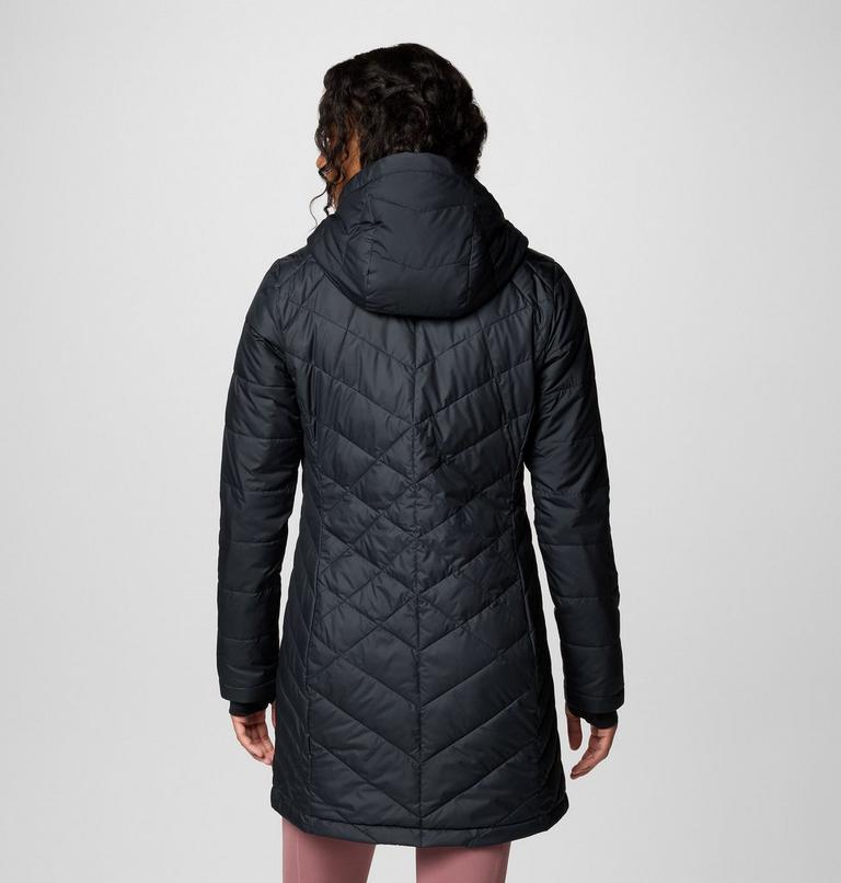 Chaqueta larga con capucha y aislamiento Heavenly para mujer, Color: Black, image 2