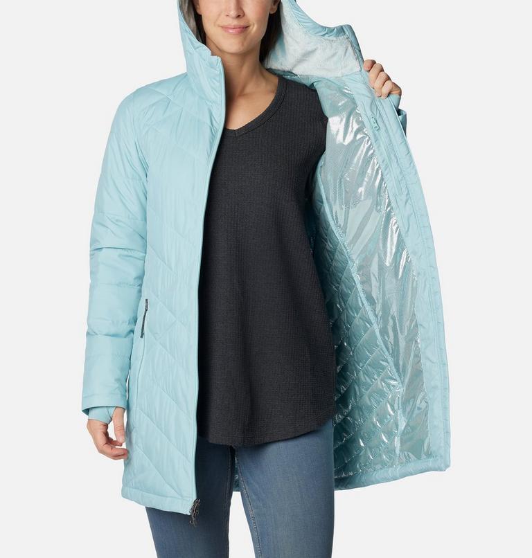 Heavenly Long Hdd Jacket | 321 | L, Color: Aqua Haze, image 5