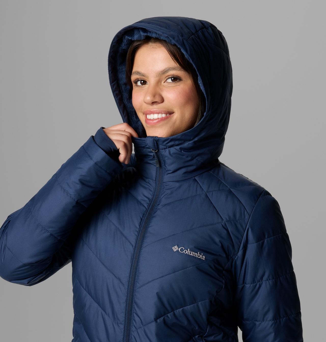 Women's Heavenly™ Long Hooded Jacket | 464 | L 5