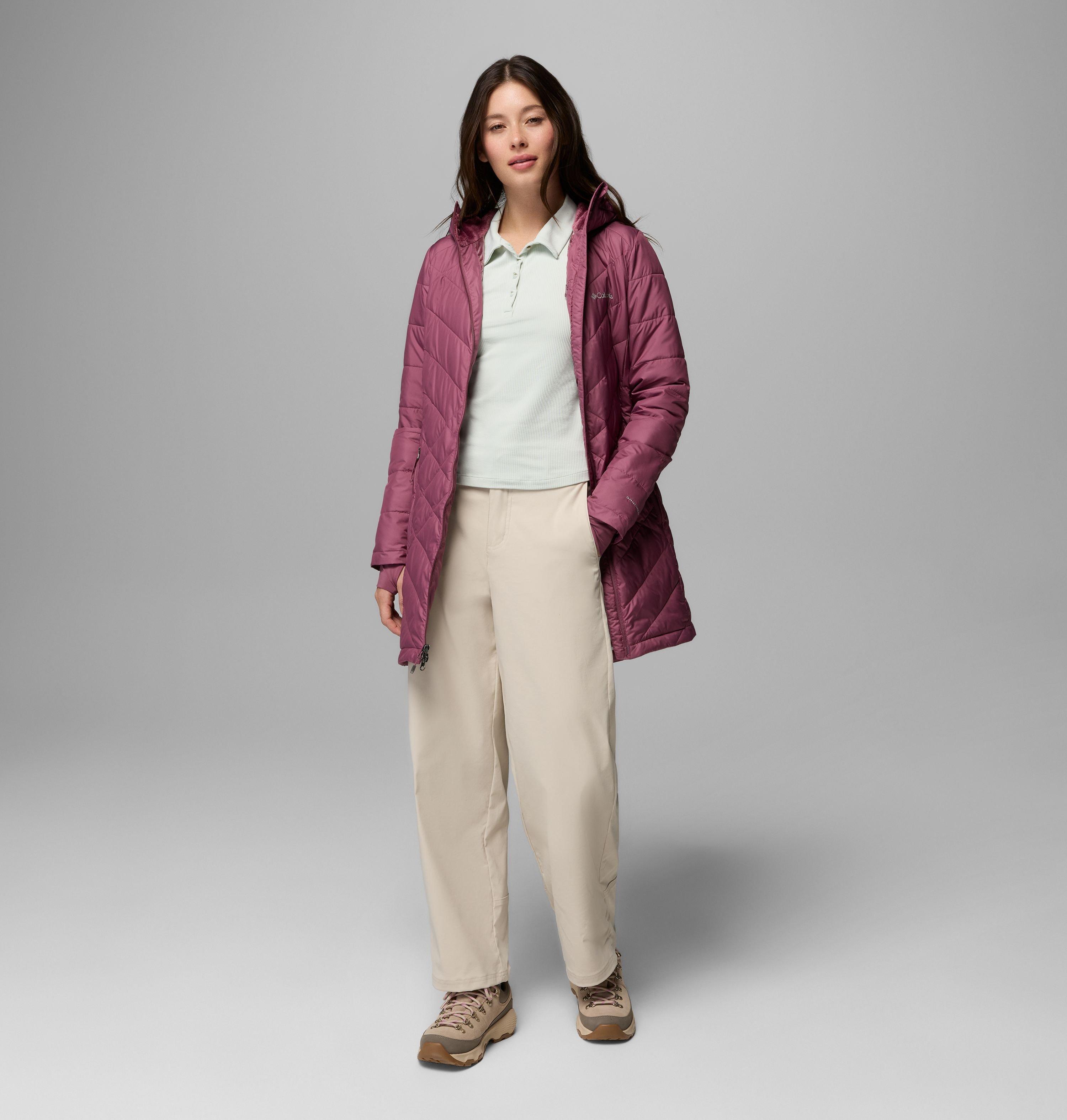 Manteau long à capuchon Heavenly pour femme | 551 | L 2