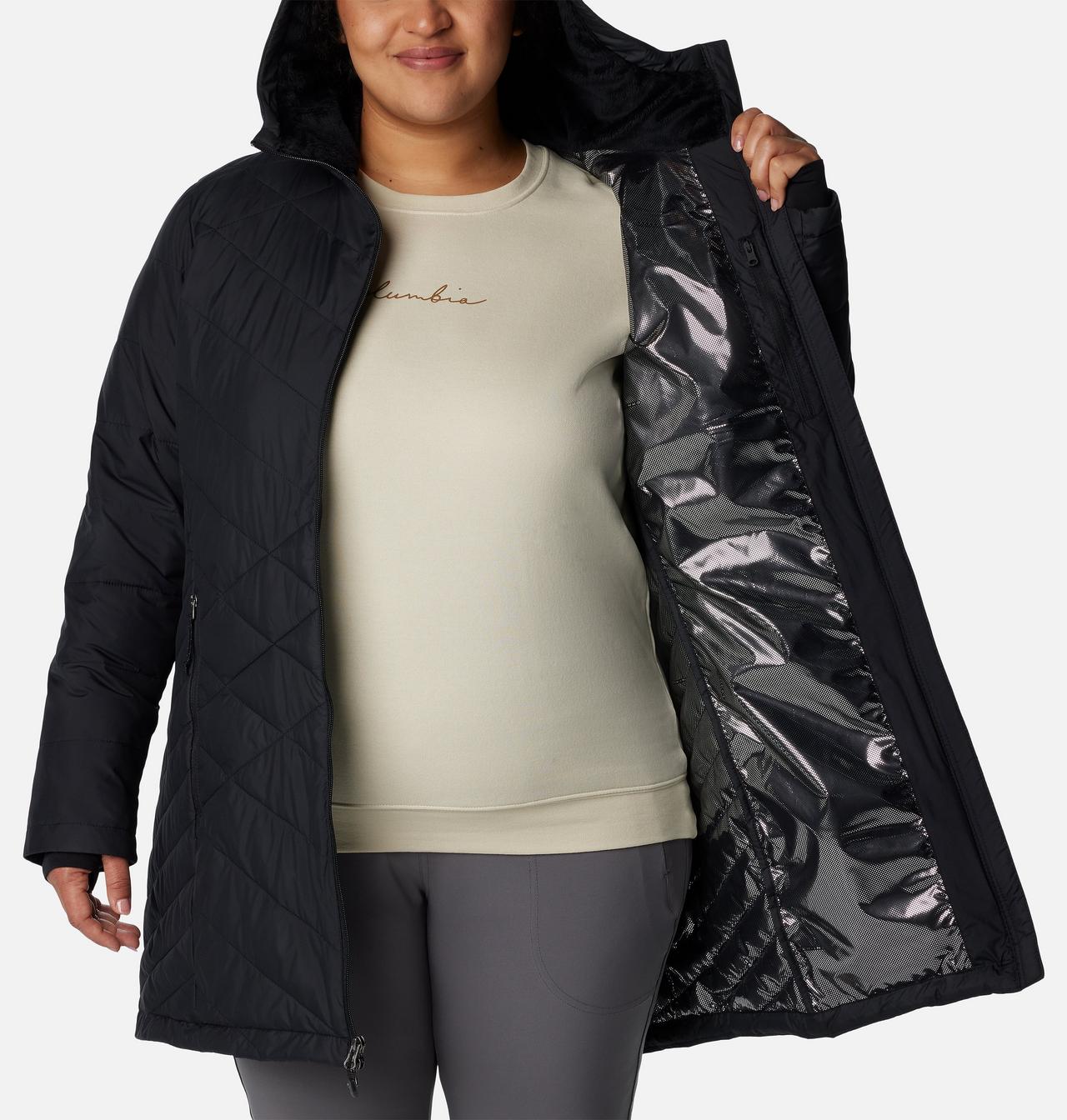 Women's Heavenly™ Long Hooded Jacket - Plus Size 5