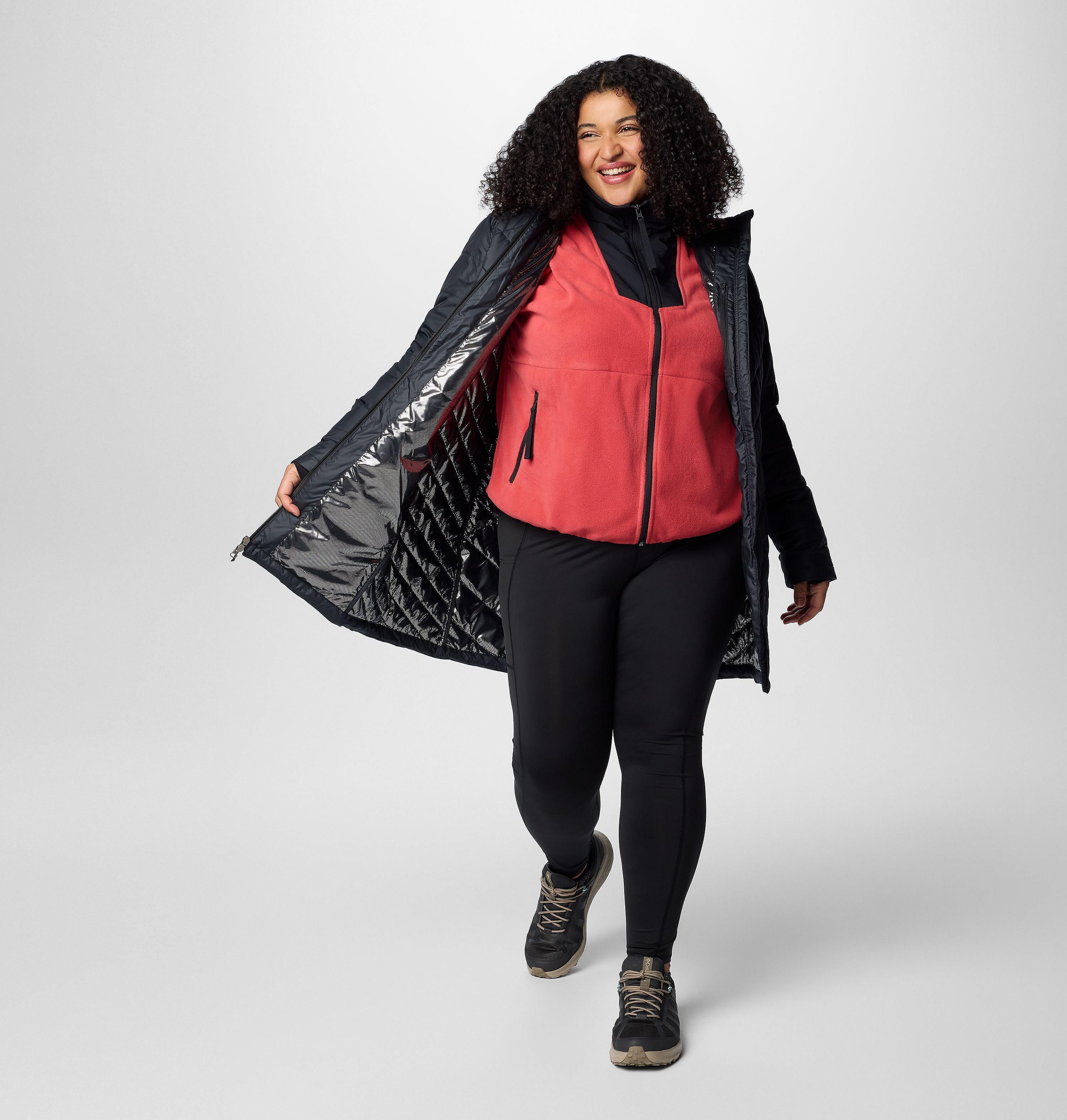 Veste longue à capuchon Heavenly pour femme - Grandes tailles 3