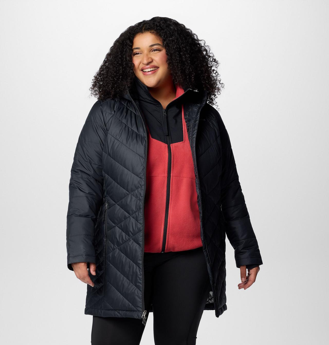 Women's Heavenly™ Long Hooded Jacket - Plus Size 8