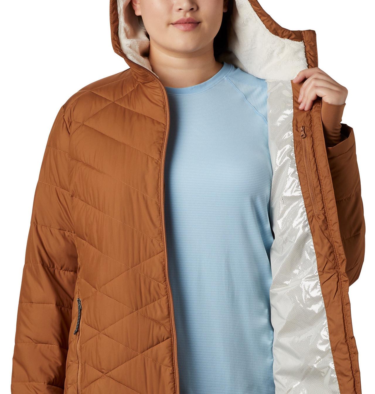 Women's Heavenly™ Long Hooded Jacket - Plus Size 4