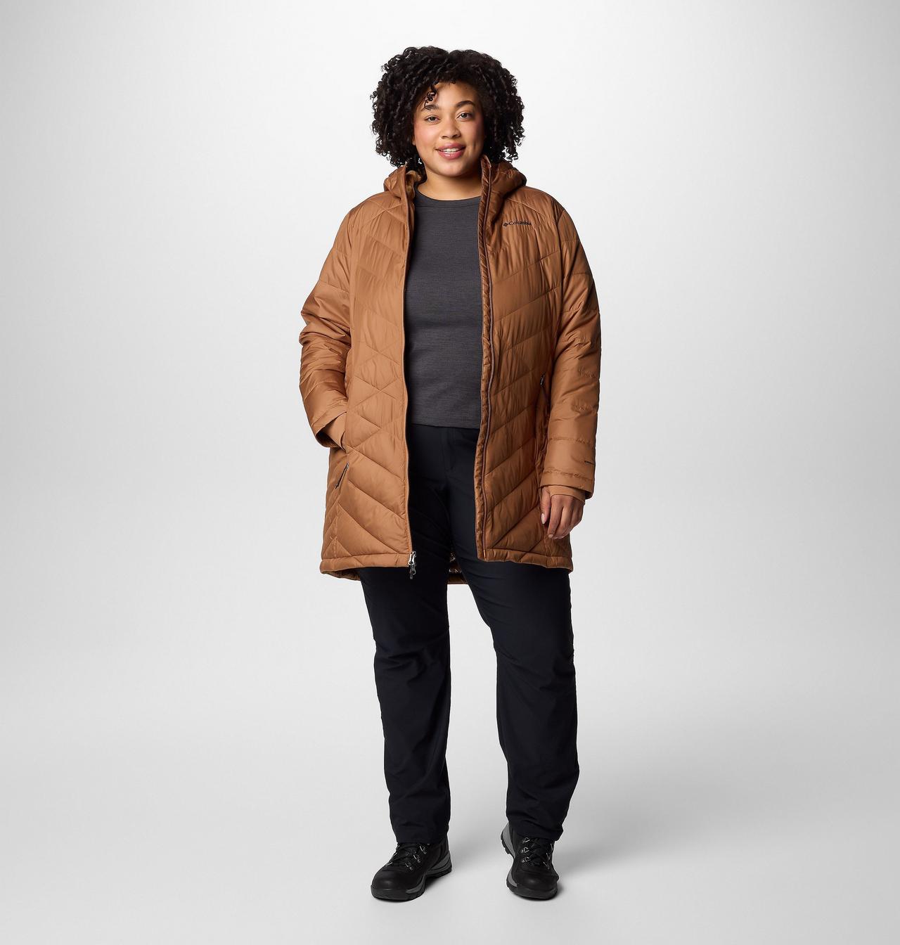 Women's Heavenly™ Long Hooded Jacket - Plus Size 3