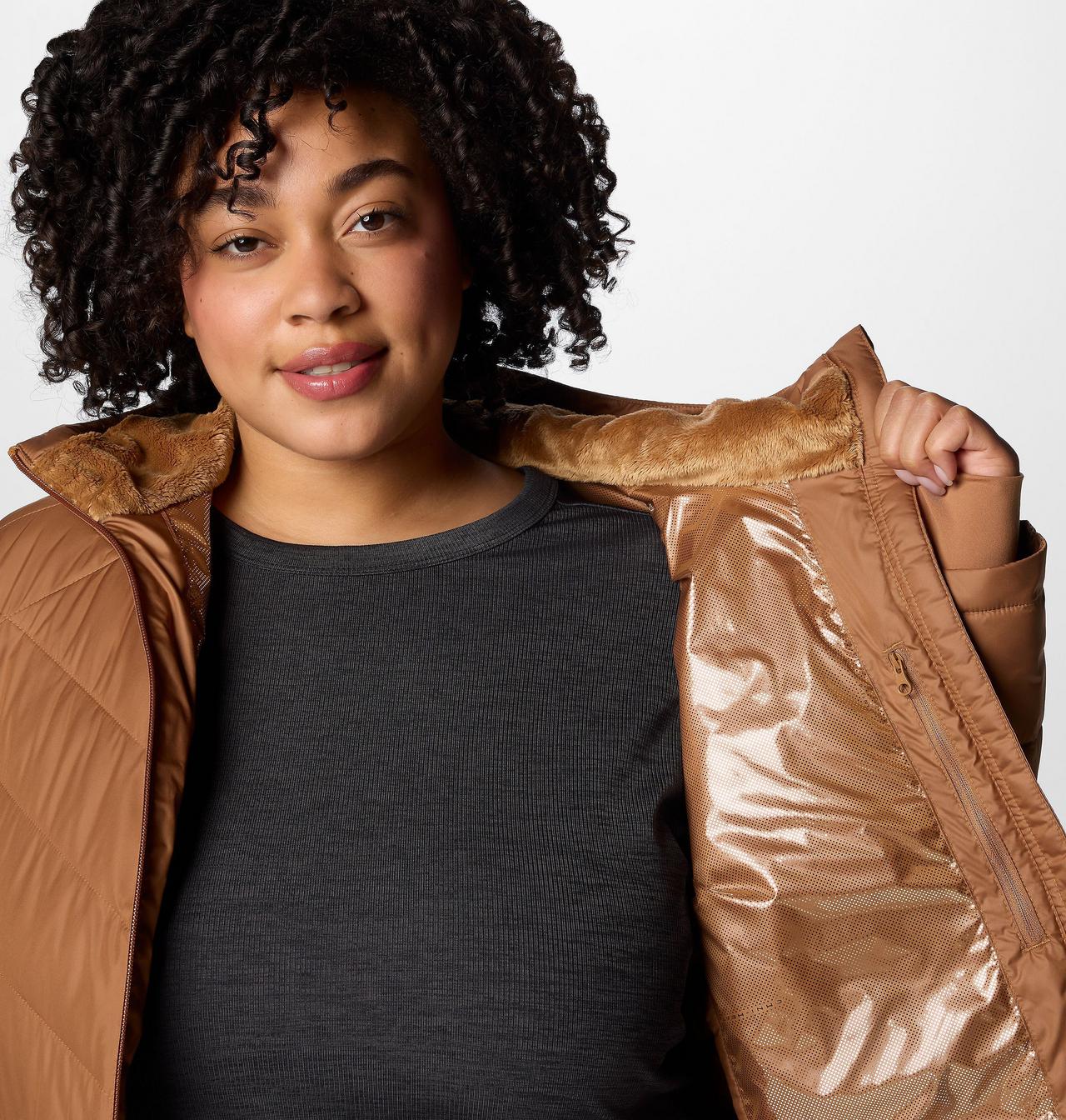 Women's Heavenly™ Long Hooded Jacket - Plus Size 7