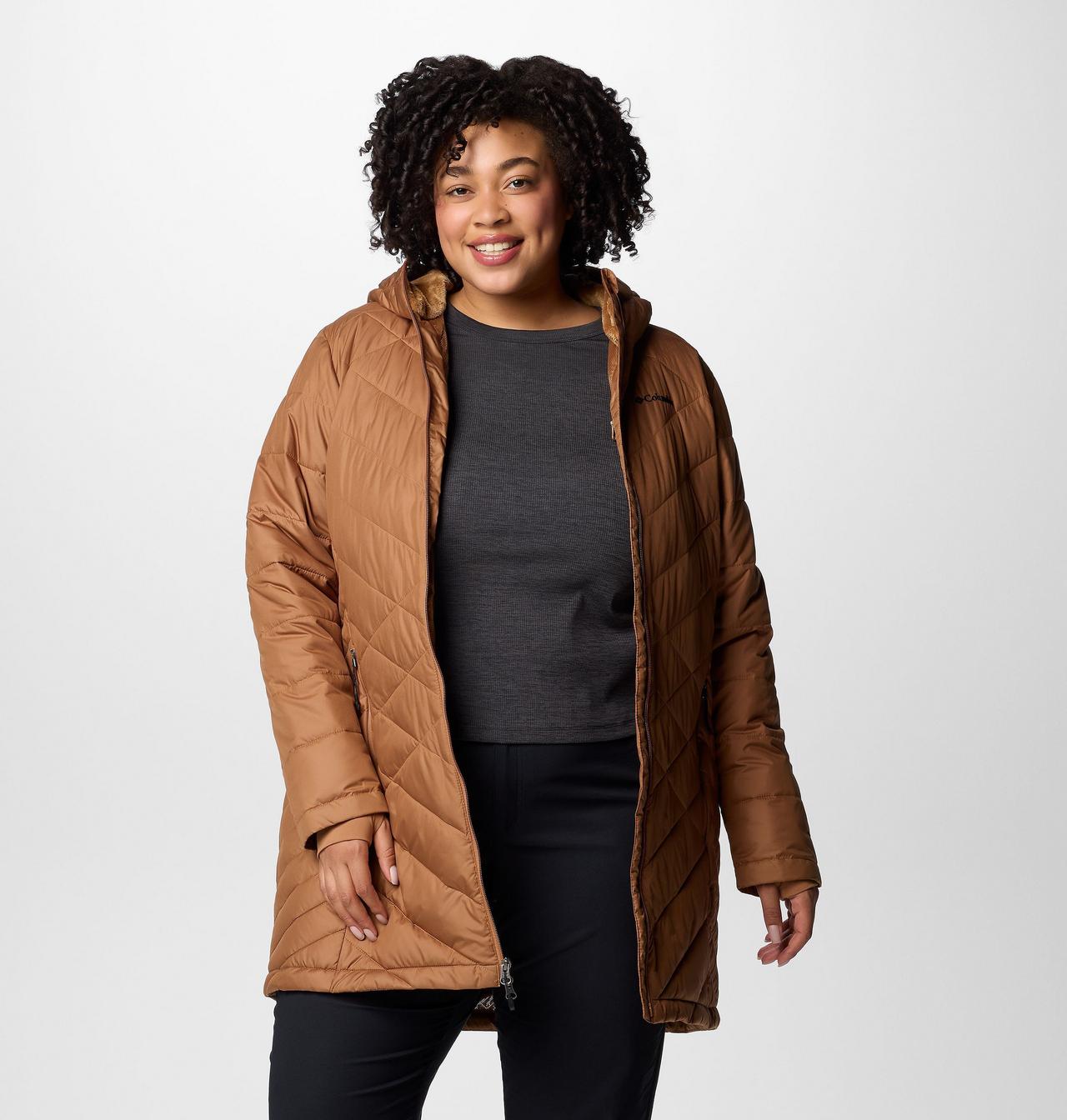 Women's Heavenly™ Long Hooded Jacket - Plus Size 8