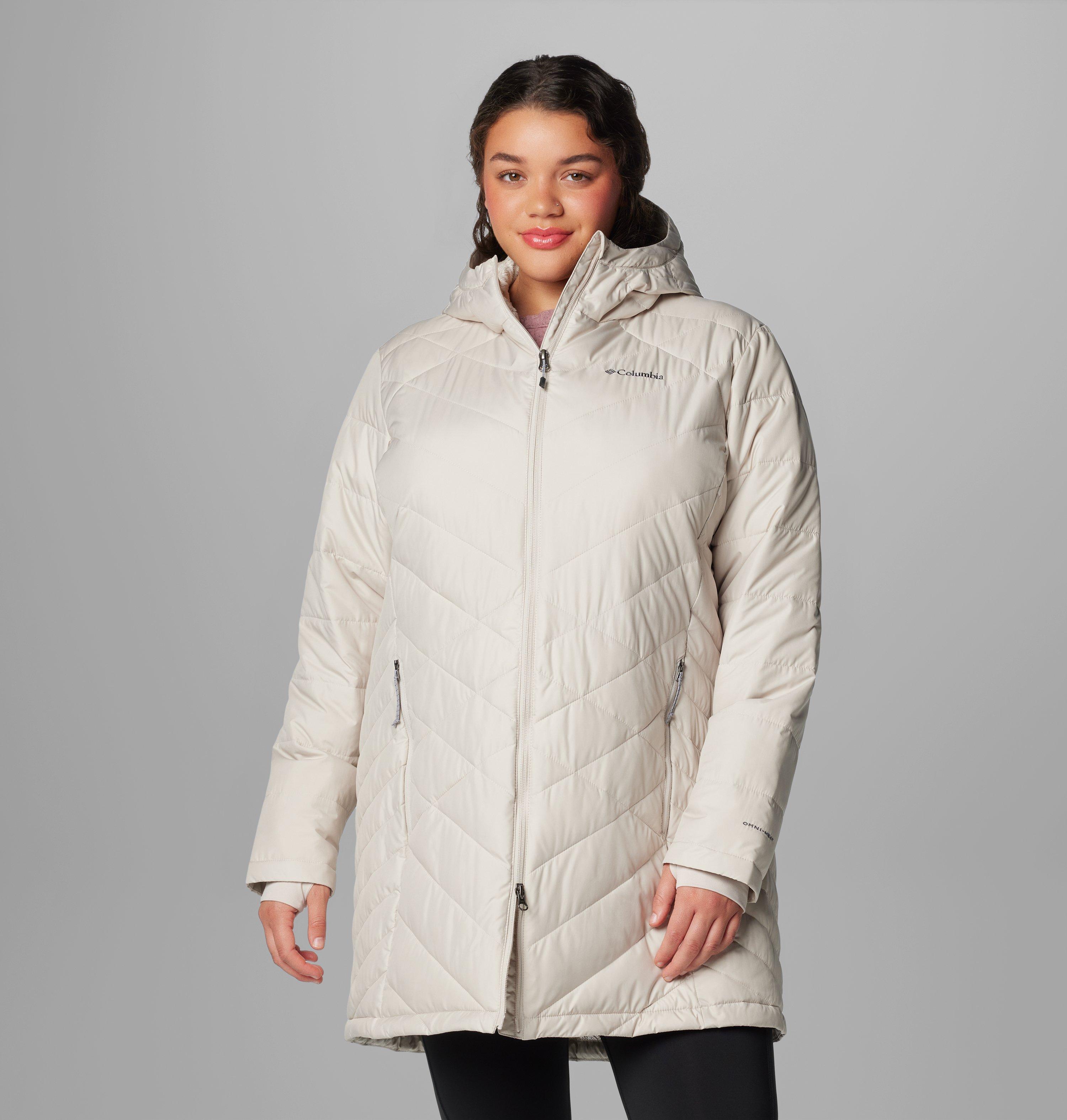 ジャケット・アウター himawari Women's Heavenly Water-Resistant Insulated Long Jacket - Plus Size