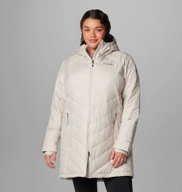 Women's Heavenly Long Hooded Jacket - Plus Size, Color: Dark Stone, image 9